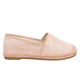 Espadriller, mocka rosa AF40 Rosa