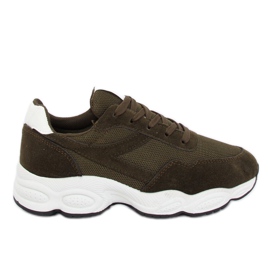 Gröna E-102 Army Green sportskor