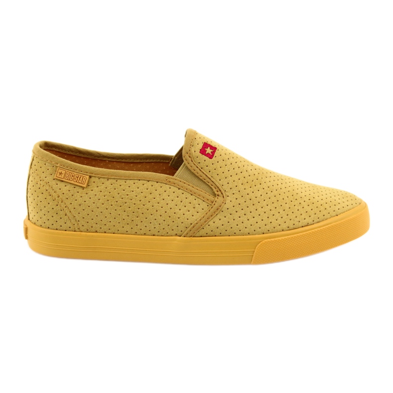 Big Star 274889 slip-on sneakers för kvinnor gul