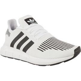 Adidas Swift Run Ftwr White Core Svart Medium Grå Heather vit