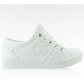Chanelki sneakers Y612-41 vit