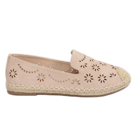 Beige openwork espadrilles 9023 Beige