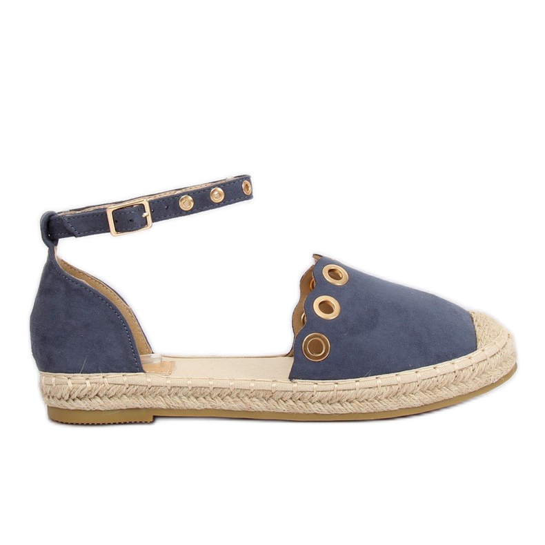 Espadriller med rem LX170 Blå marinblå