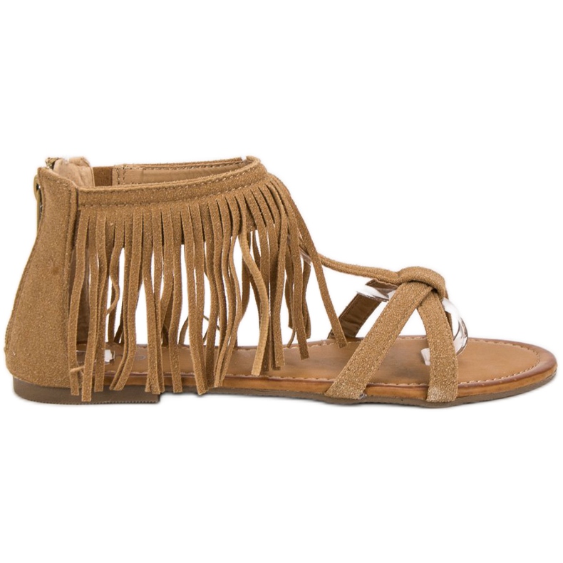 Evento Sandaler med fransar brun