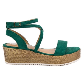 Ch. Creation Gröna kile sandaler