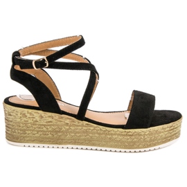 Ch. Creation Svarta kile sandaler