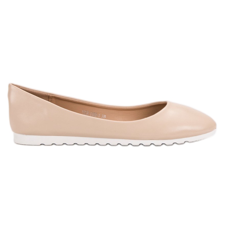 Yes Mile Klassiska ballerinor beige