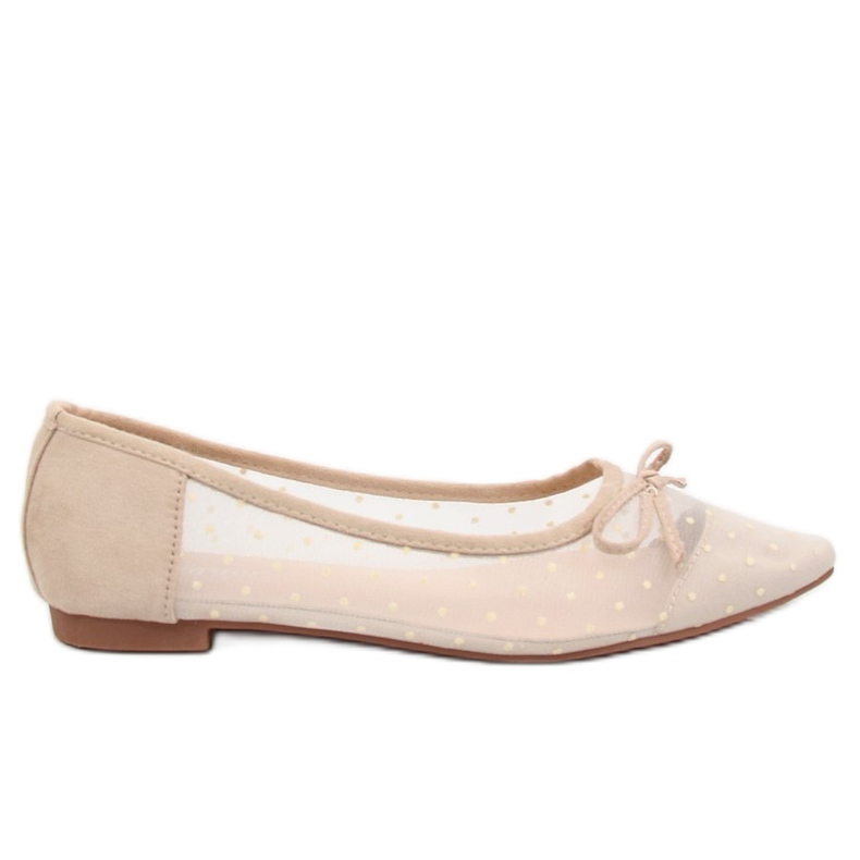 Beige ballerinor för damer LT119P Beige