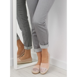 Rosa espadrilles för kvinnor H8-102 Champagne II-GAT