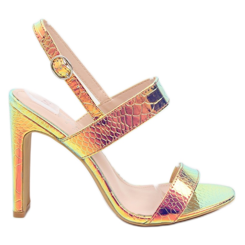 Sandaler i bensin NF-41P Rosig färg rosa