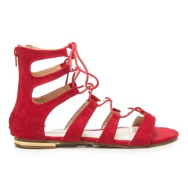 Mannika Mocka romare med bindning röd