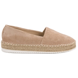 Small Swan Beige mocka Espadrilles