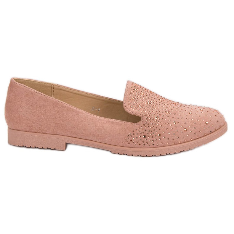 Pulverherrar med kristaller rosa