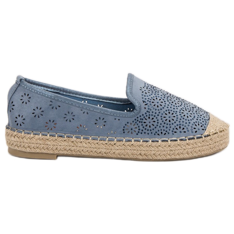 Mocka Openwork Espadrilles blå