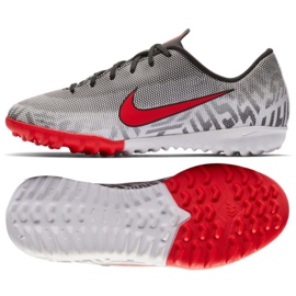 Nike Mercurial Vapor 12 Academy Neymar Tf Jr AO9476-170 fotbollsskor grå grå