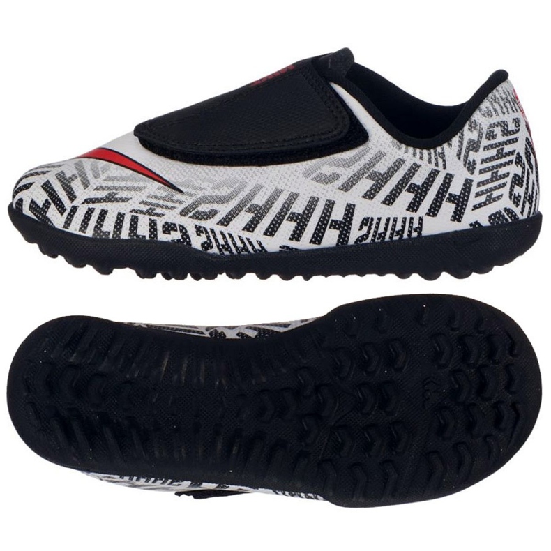 Nike Mercurial Vapor 12 Club Ps V Neymar Tf Jr AO2903-170 fotbollsskor vit vit