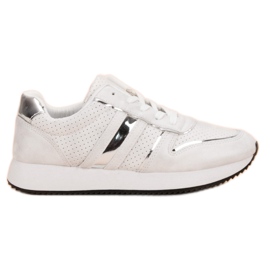 Bekväma vita sneakers