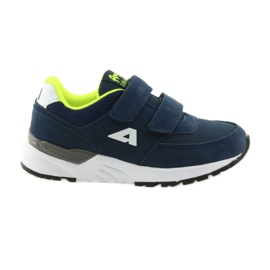 American Club BS09 marinblå lädersula grön