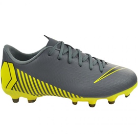 Nike Mercurial Vapor 12 Academy Mg Jr AH7347-070 fotbollsskor mångfärgad grå