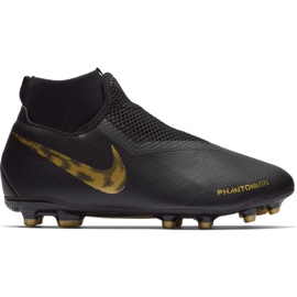 Nike Phantom Vsn Academy Df FG / MG Jr AO3287-077 fotbollsskor svart svart