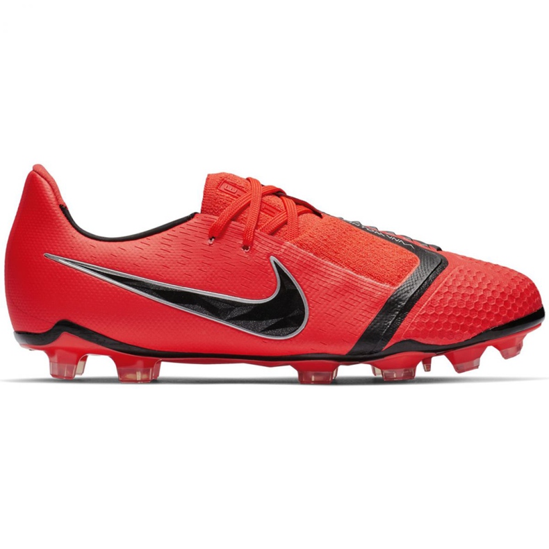 Nike Phantom Venom Elite Fg Jr AO0401-600 fotbollsskor mångfärgad röd