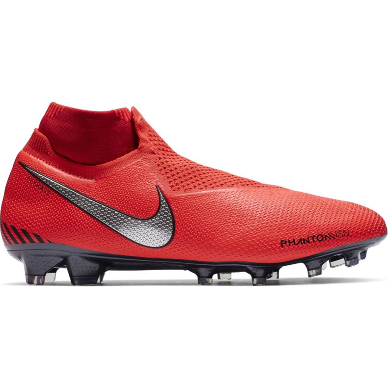 Nike Phantom Vsn Elite Df Fg M AO3262-600 fotbollsskor röd röd