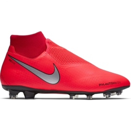 Nike Phantom Vsn Pro Df Fg M AO3266-600 fotbollsskor mångfärgad röd