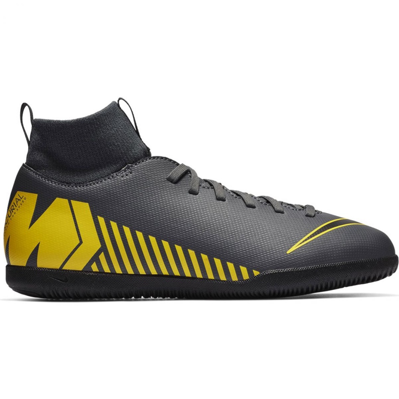 Inomhusskor Nike Mercurial Superfly X 6 Club Ic Jr AH7346-070 svart grå