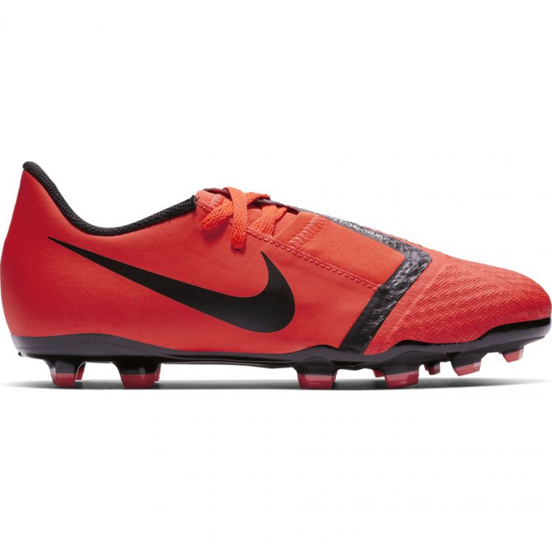 Nike Phantom Venom Academy Fg Jr AO0362-600 fotbollsskor mångfärgad apelsiner och röda