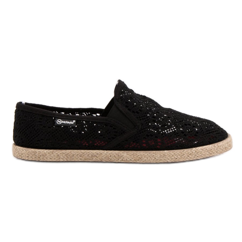 Mckeylor Lace Black Slipons svart
