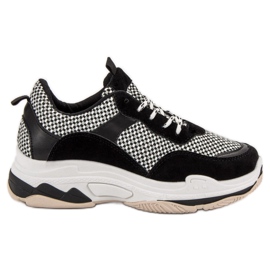 Kylie Sneakers på plattformen svart