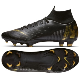 Nike Mercurial Superfly 6 Pro Fg M AH7368 077 fotbollsskor svart svart KeeShoes