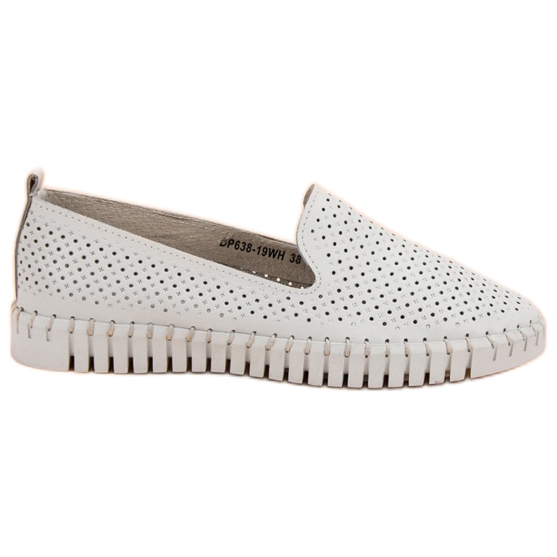 Filippo White Leather Lords vit