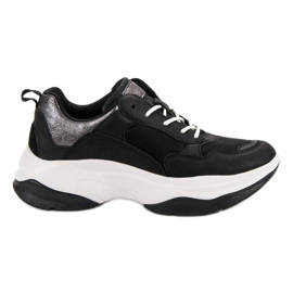 Kylie Trendiga svarta sneakers