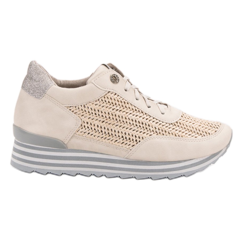 Aclys Sneakers med mönster beige