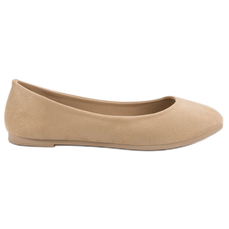 Beige mocka VICES ballerinor