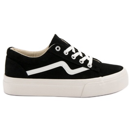 Kylie Trendiga svarta sneakers