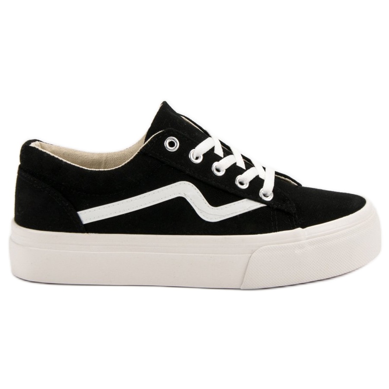 Kylie Trendiga svarta sneakers