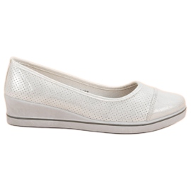 VINCEZA sportballerinor grå