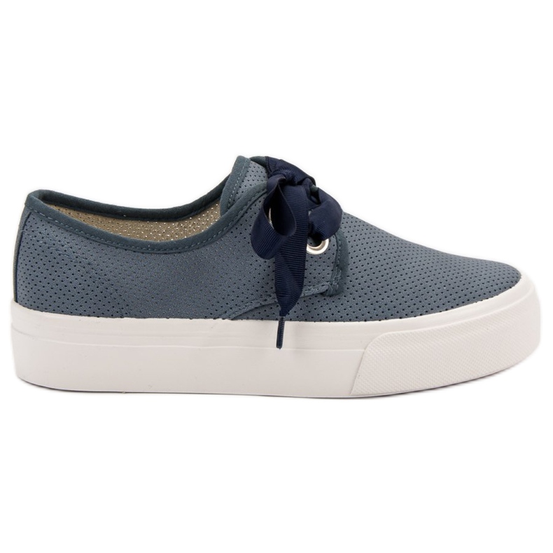 Kylie Sneakers bundna med ett band blå