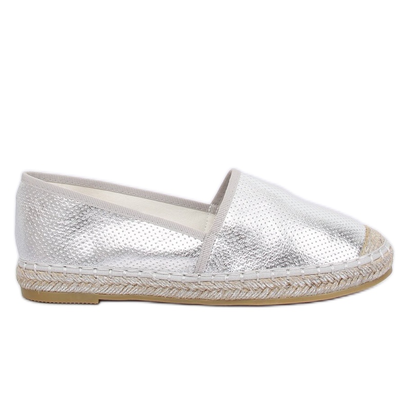 Silver metallic Espadrilles A645-ESP-1 Silver grå