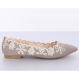 Openwork grå LT99P Grå II-GAT-ballerinas