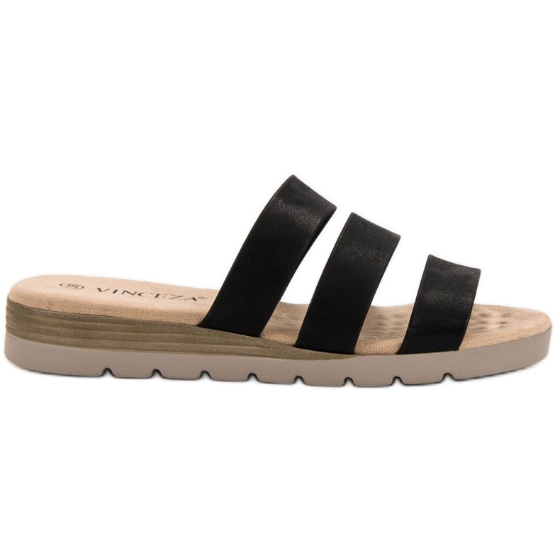 Svarta VINCEZA tofflor