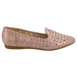 Kylie Openwork Lords rosa gul