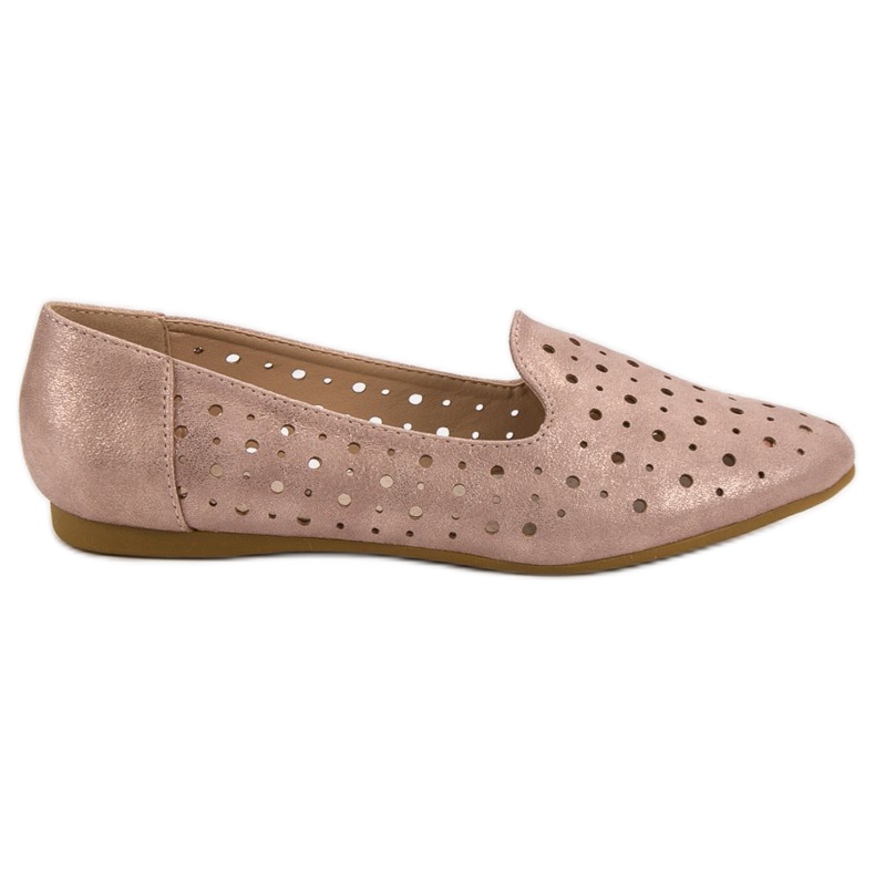 Kylie Openwork Lords rosa gul