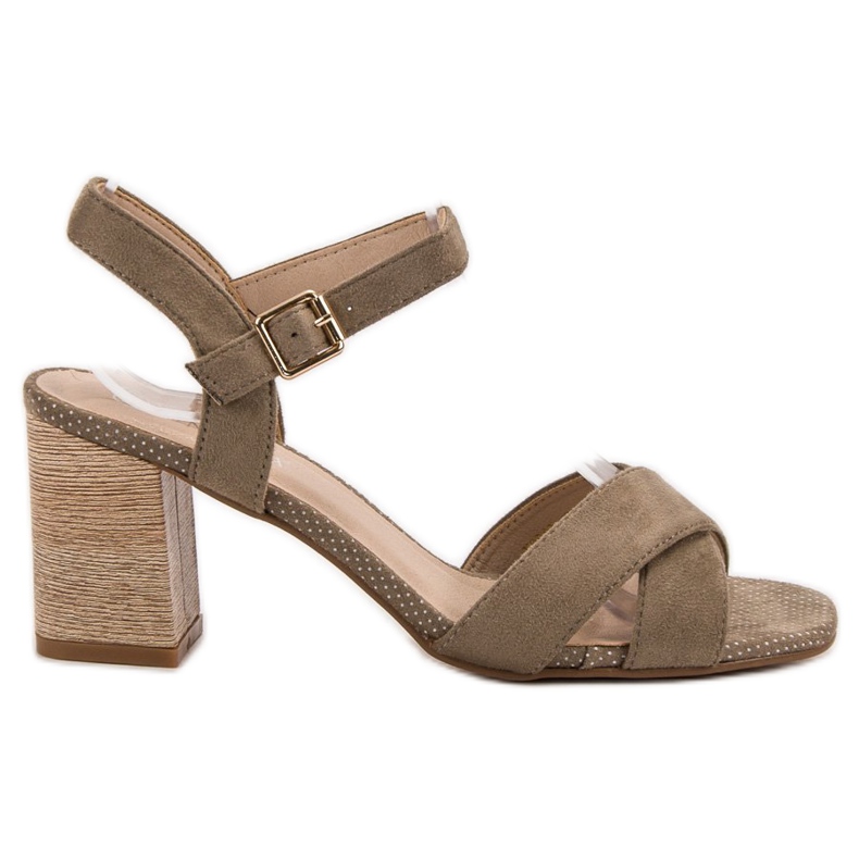 VINCEZA sandaler brun