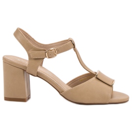 Vinceza Eleganta sandaler brun