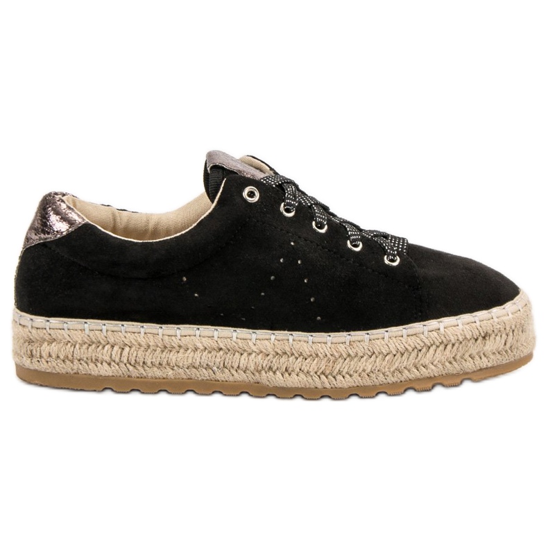 Seastar Bundet Espadrilles svart