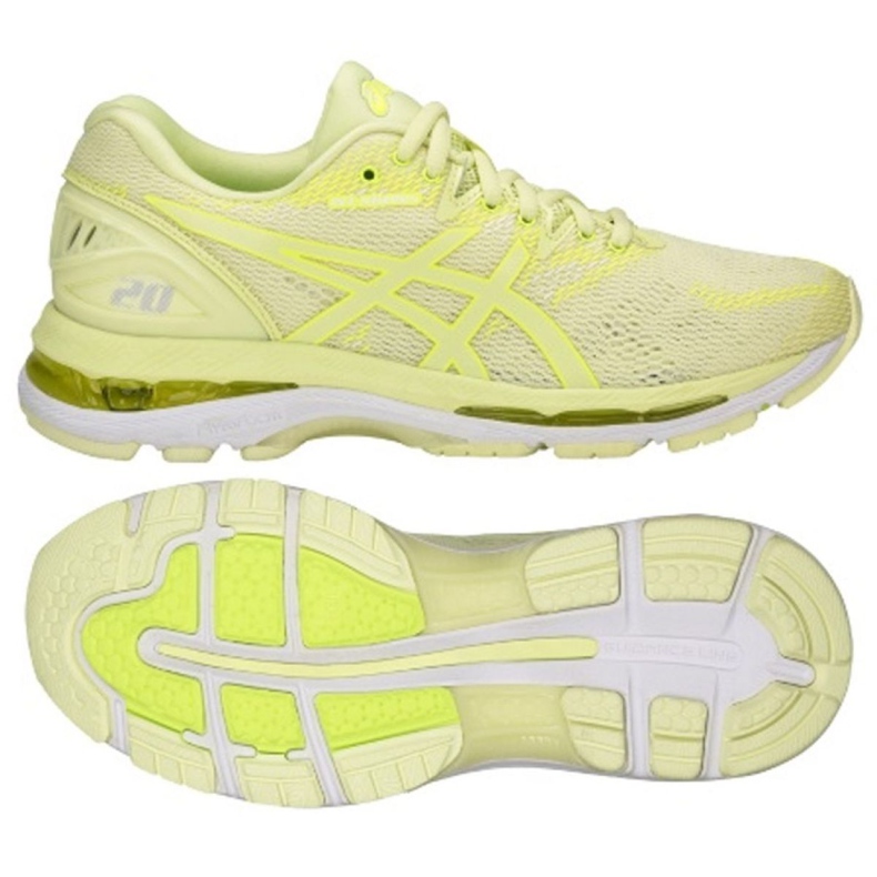 Löparskor Asics Gel Nimbus 20 W T850N-8585 gul