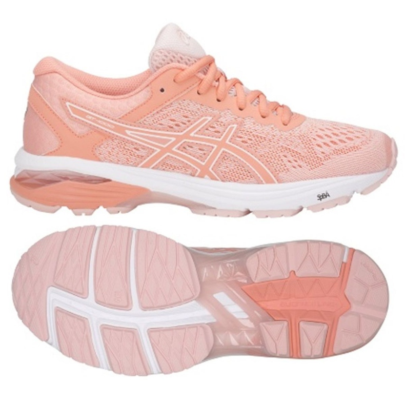 Löparskor Asics Gt 1000 6 W T7A9N-1706 rosa